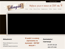 Tablet Screenshot of magik.andrychow.pl