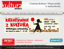 Tablet Screenshot of kultura.andrychow.eu